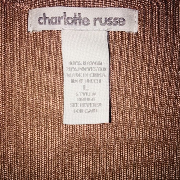 NWT Large Bodycon Ribbed Tank Top Lace Up Dress - Picture 4 of 4